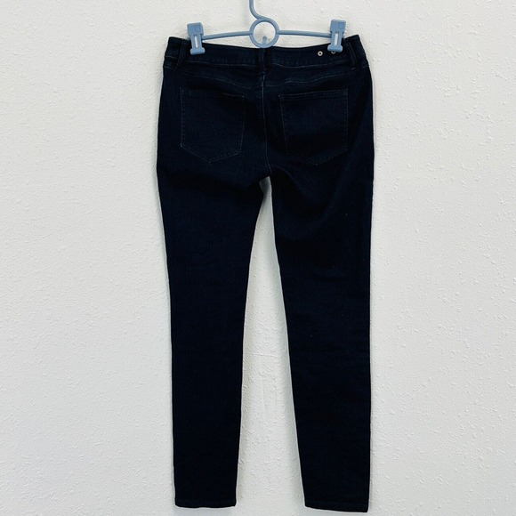 Womens 2 CAbi Knight Skinny Jeans Blue Dark Wash Stretch Denim 30" Inseam 3040 - Picture 4 of 6